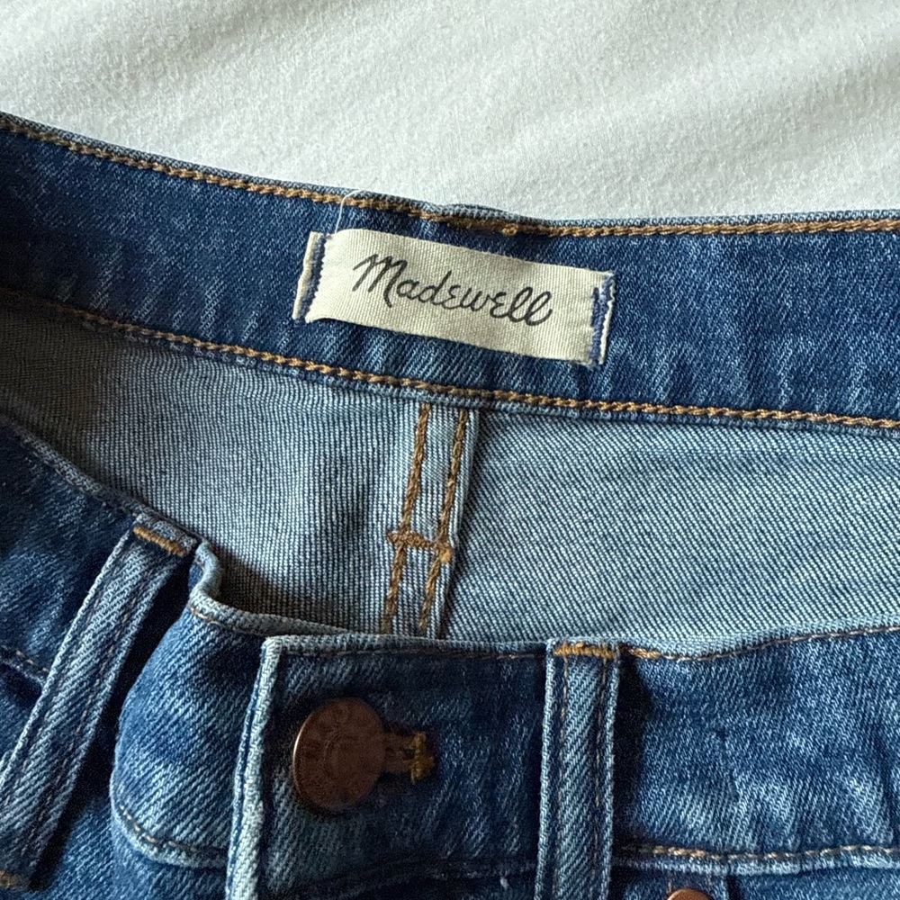 Madewell Blue Jean Shorts - Picture 3 of 5